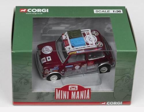MORRIS MINI MINOR: A Limited Edition CORGI 'MINI MANIA' 1:36 scale Morris Mini Minor Deluxe in 'Mini Minor to Asia Minor 'Rob Stacey'' livery (CC82295)