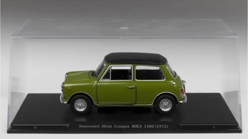 INNOCENTI MINI: A LEO MODELS 1:24 scale Innocenti Mini Cooper MK3 1300 (1972). Olive Green body