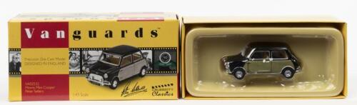 MORRIS MINI COOPER: A Limited Edition CORGI Vanguards 1:43 scale Morris Mini Cooper. Model in configuration as driven by Peter Sellers (VA02532). Limited Edition of 2,200, numbered '0419'