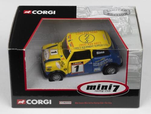 MINI 7: A Limited Edition CORGI 1:43 scale Mini 7 Racing Club. As raced by Tim Sims at the Mini Miglia Challenge (CC82233)