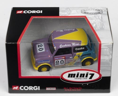 MINI 7: A Limited Edition CORGI 1:43 scale Mini 7, Mini 7 Racing Club, as raced by Genny Cooke at the Mini Miglia Challenge (CC82255)