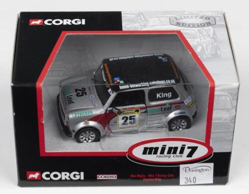 MINI 7: A Limited Edition CORGI 1:43 scale Mini 7 Racing Club. As raced by Stephen King at the Mini Miglia Challenge (CC82253).