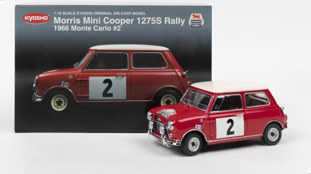 MORRIS MINI COOPER: A KYOSHO 1:18 scale Morris Mini Cooper 1275S