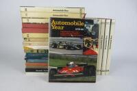 AUTOMOBILE YEAR: A quantity of Automobile Year publications spanning years 1953-1979/80.