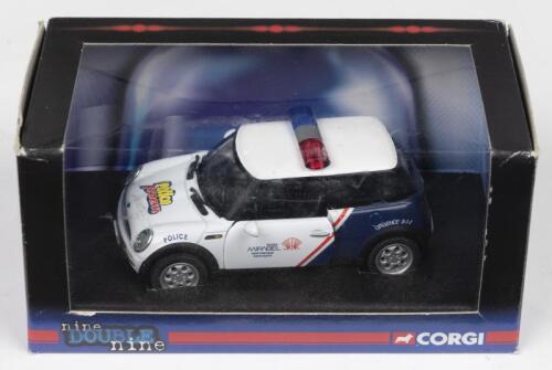 BMW MINI COOPER: A Limited Edition CORGI 'nine DOUBLE nine' 1:36 scale BMW Mini Cooper in 'Royal Canadian Police' livery (CC86517)