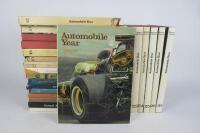 AUTOMOBILE YEAR: A quantity of Automobile Year publications spanning years 1953-1979/80. - 2
