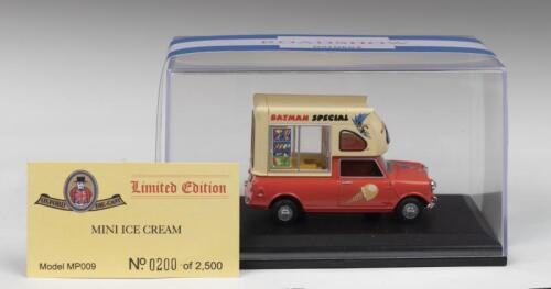 MINI: A OXFORD 'ROADSHOW' 1:43 scale Mini Ice Cream Truck (MP009). Numbered '0200' of 2,500 pieces