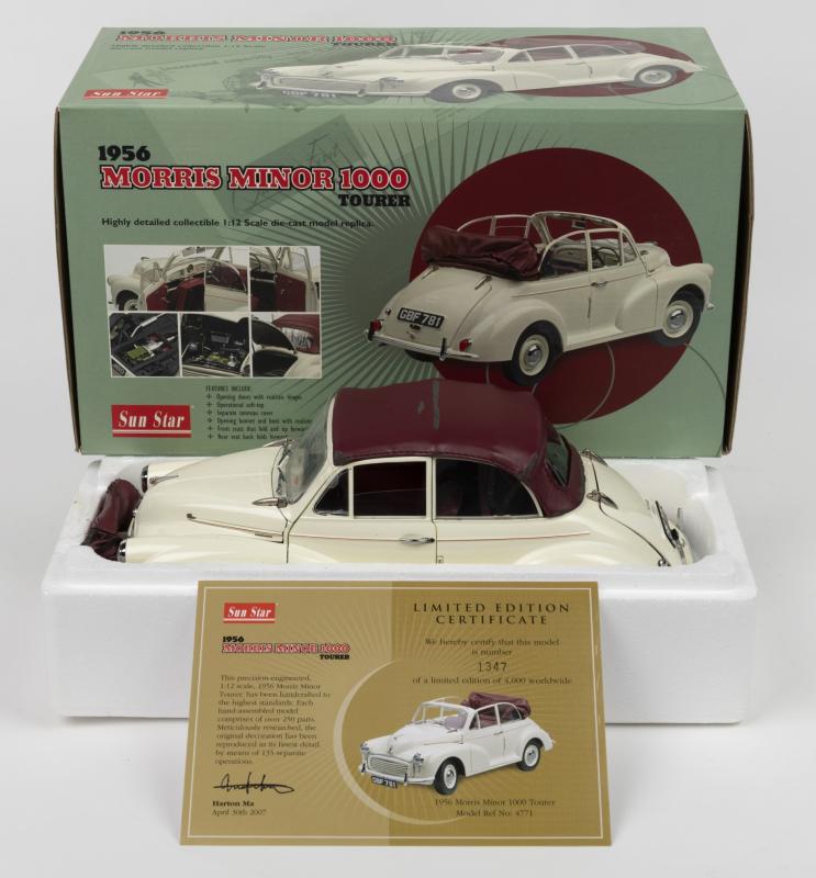 MORRIS MINOR: A Limited Edition 1:12 scale Sun Star 1956 Morris