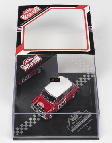 MORRIS COOPER: A Limited Edition RALLYE BY VITESSE 1:43 scale Morris Cooper as raced by R.Aaltonen/A.Ambrose in the 1964 Rallye Monte-Carlo (ITEM NO. 43331). Limited Edition of 1080, numbered '341'
