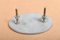 MINI CLUB: An oval 'MINI CAR CLUB OF VICTORIA - FOUNDATION MEMBER 1977' metal grill badge, 10cm wide - 2