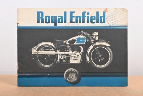 ROYAL ENFIELD: A original Royal Enfield 1938 motorcycles range catalogue