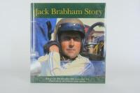 BRABHAM: 'The Jack Brabham Story' hardcover book. Sir Jack Brabham signature.