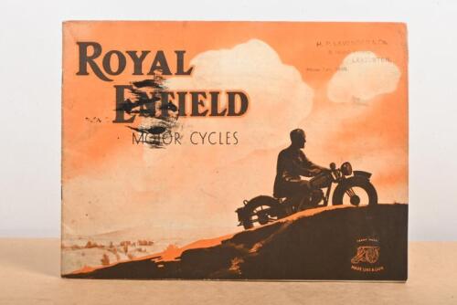 ROYAL ENFIELD: A original Royal Enfield 1935 motor cycle range colour catalogue featuring models, Z, T, A, B, S, C, G, L, K.