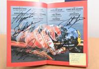 MOTORCYCLES: A 1981 edition of 'The Motorcyclist's Handbook' hardcover book by David Minton, published by Pan Books Ltd, 239 pages; with numerous motor cycling racers signatures including Giacomo Agostini, Stuart Graham, Phil Read, John Surtees. - 5