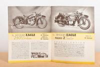 COVENTRY EAGLE: A original Coventry Eagle colour 1938 sales brochure, featuring the 1938 model range along with specifications, and pricing - 2