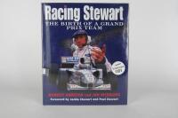 STEWART: 'Racing Stewart - The Birth Of A Grand Prix Team' hardcover book. Multiple F1 signatures including Gaze, de Graffenried, Stewart.