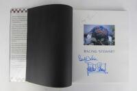 STEWART: 'Racing Stewart - The Birth Of A Grand Prix Team' hardcover book. Multiple F1 signatures including Gaze, de Graffenried, Stewart. - 2