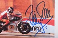 BARRY SHEENE: A colour picture of Barry Sheene on #7 Suzuki. Autographed by Barry Sheene - 2