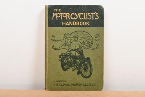MOTORCYCLING: A original hardcover of 'The Motor Cyclist's Handbook' by Phoenix
