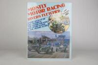 FLETCHER: 'Mostly Motor Racing' hardcover book. Rivers Fletcher signature.