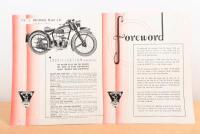 EXCELSIOR: A original colour 1946 Excelsior foldout brochure,featuring the 125 c.c. Universal Model L.O. - 2