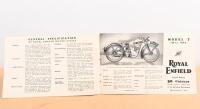 ROYAL ENFIELD: A superb original 1936 Royal Enfield model range catalogue - 2