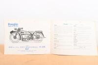 DOUGLAS: A original colour 1928 Douglas Motorcycles sales brochure - 2