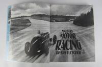 FLETCHER: 'Mostly Motor Racing' hardcover book. Rivers Fletcher signature. - 4