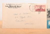 ROYAL ENFIELD: Four original items related to early Royal Enfield motorcycles including, two small brochures related to the R.E model, a Royal Enfield 'in the International Six Days Trial' booklet, and a letter from Du Page Cycle Co Lisle, Illinois on the - 2