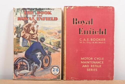 ROYAL ENFIELD: Two hardcover books related to Royal Enfield