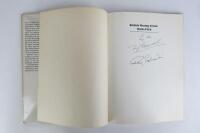 BRITISH RACING: 'British Racing Green 1946 - 1956' hardcover book. Klemantaski, Brooks, Moss, Salvadori signatures. - 3