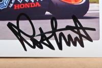 VALENTINO ROSSI: A colour picture of Valentino Rossi on Repsol Honda #46. Autographed by Valentino Rossi - 2