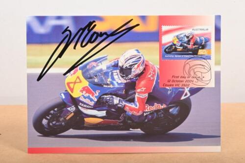 GARRY McCoy: A postcard featuring Gary McCoy on Red Bull Yamaha. Autographed by Garry McCoy