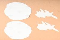 MAX BIAGGI: Four stickers relating to Max Biaggi, including two number '3' stickers and two 'max' stickers. - 2