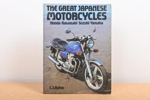 JAPANESE MOTORCYCLES: A softcover 'The Great Japanese Motorcycles Honda, Kawasaki, Suzuki, Yamaha' book by C.J. Ayton