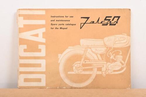DUCATI: A original Ducati Falcon 50 c.c. moped spare parts list/catalogue maintenance book