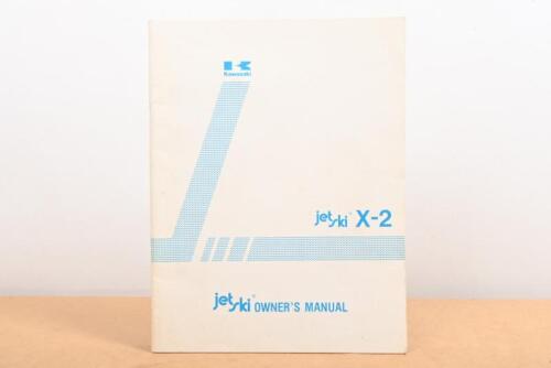 KAWASAKI: A original Kawasaki, Jetski X-2 owners manual