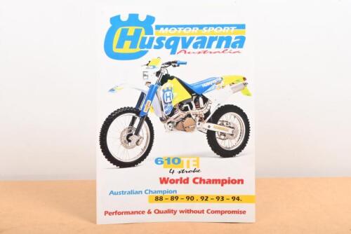 HUSQVARNA: A full colour fold out Husqvarna 2 & 4 Stroke range brochure
