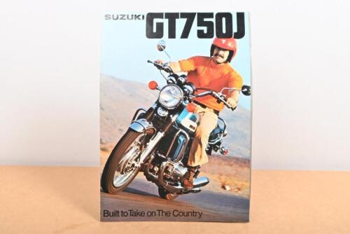 SUZUKI: A full colour Suzuki GT750J fold out brochure