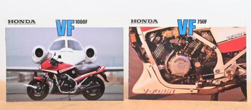 HONDA: Three colour Honda 'VF' catalogues including VF 750F, VF 1000F and VF 1000R