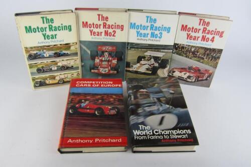 PRITCHARD: Six hardcover books by Anthony Pritchard.