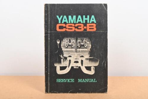 YAMAHA: A 1970 1st edition YAMAHA CS3-B Service Manual