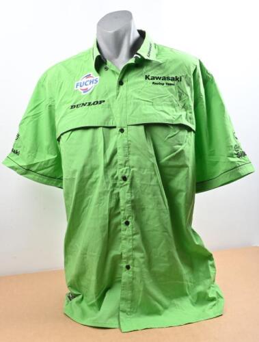KAWASAKI: A Kawasaki Racing Team Crew Shirt by Team Ecki, signed by Andrew Pitt