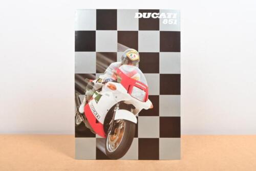 DUCATI 851: A colour fold out Ducati 851 1988 brochure