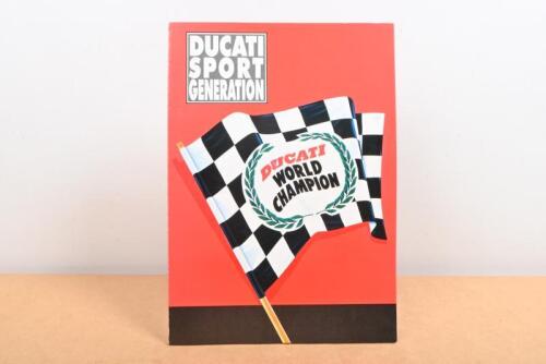 DUCATI 888: A colour fold out Ducati 888 1992 sales brochure