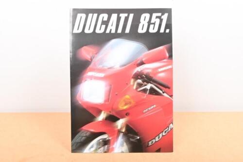 DUCATI 851: A colour fold out Ducati 851 1991 sales brochure