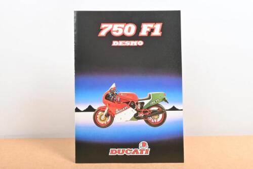 DUCATI 750 F1: A colour fold out Ducati 750 F1 Desmo 1986 sales brochure