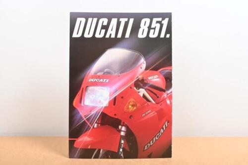 DUCATI 851: A colour fold out Ducati 851 1988 sales brochure