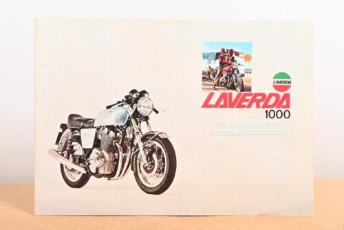 LAVERDA: A fold out Laverda 1000 3C sales brochure from 1974