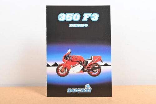 DUCATI 350 F3: A colour fold out Ducati 350 F3 1986 sales brochure
